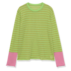 Never Basic Striped Long Sleeve Top