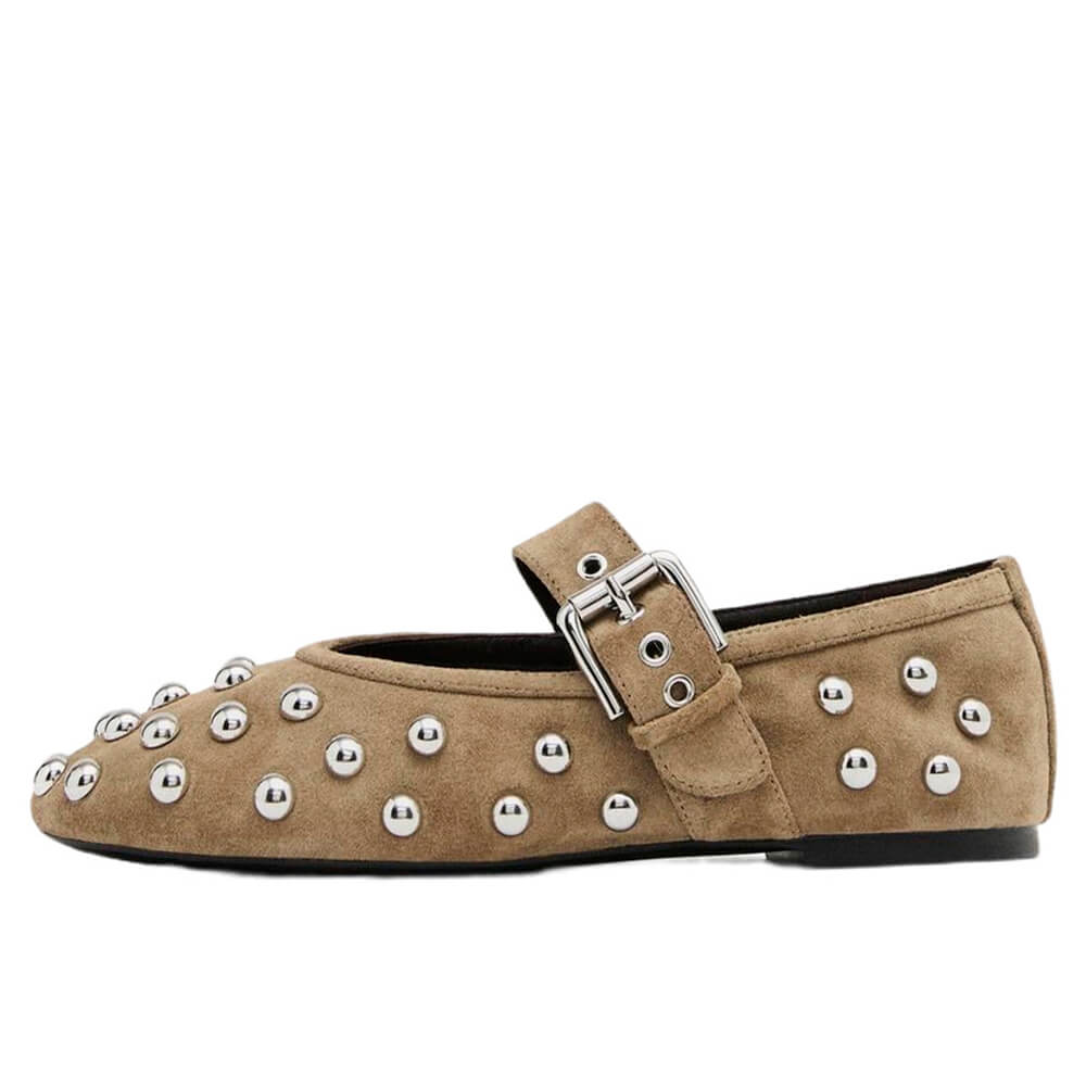 Soho Beaded Mary Jane Ballet Flats