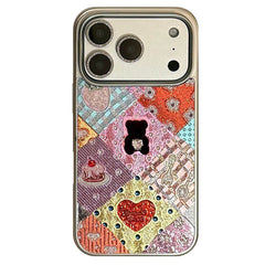 Bear Rhinestones iPhone Case