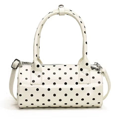 Blokette Style Polka Dot Barrel Bag