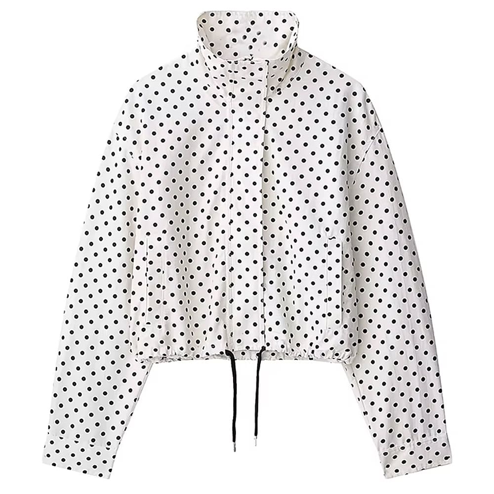 Blokette Style Polka Dot Jacket