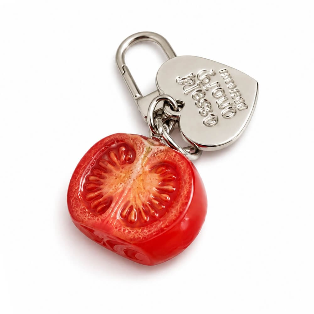 Cherry Tomato 3 pcs Keychain Set