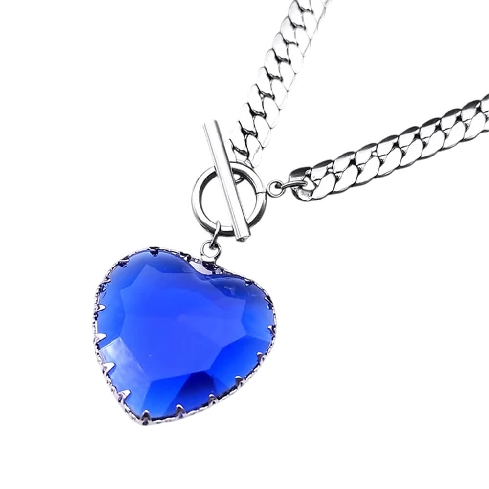 Chunky Heart Pendant Necklace