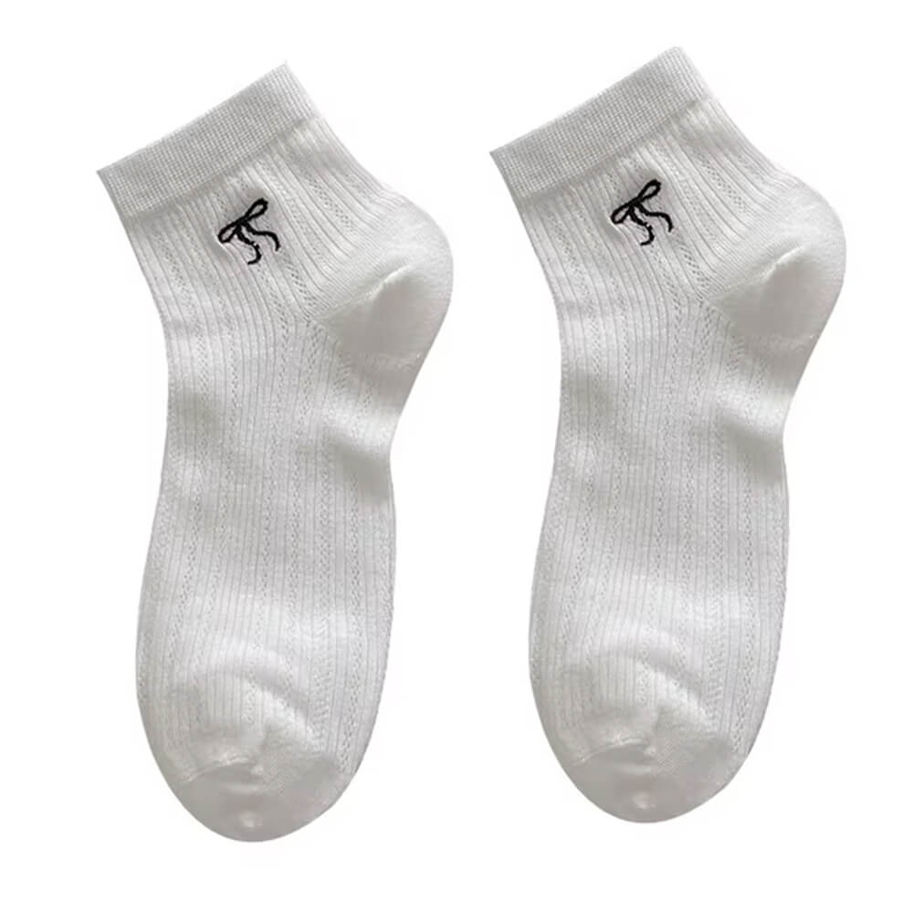 Coquette Bow Print Socks