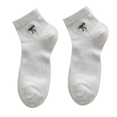 Coquette Bow Print Socks