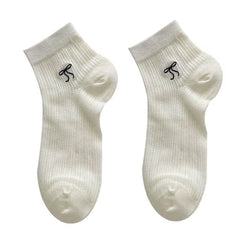 Coquette Bow Print Socks