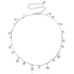 Cute Daisies Choker Necklace
