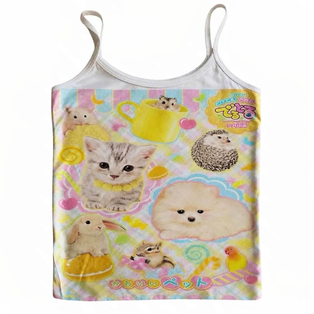 Cute Pets Y2K Tank Top