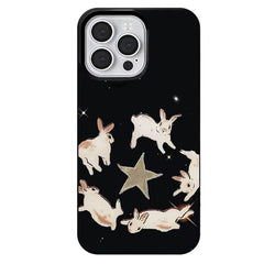 Dancing Rabbits iPhone Case