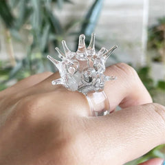 Deep Sea Aesthetic Spiky Ring