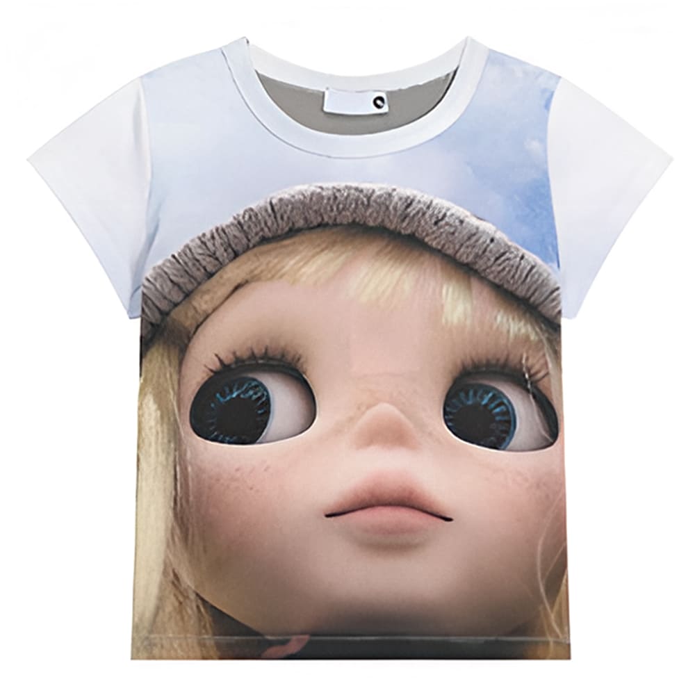 Doll Face Print T-Shirt