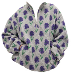 Secret Garden Zip-Up Fleece Sweatshirt