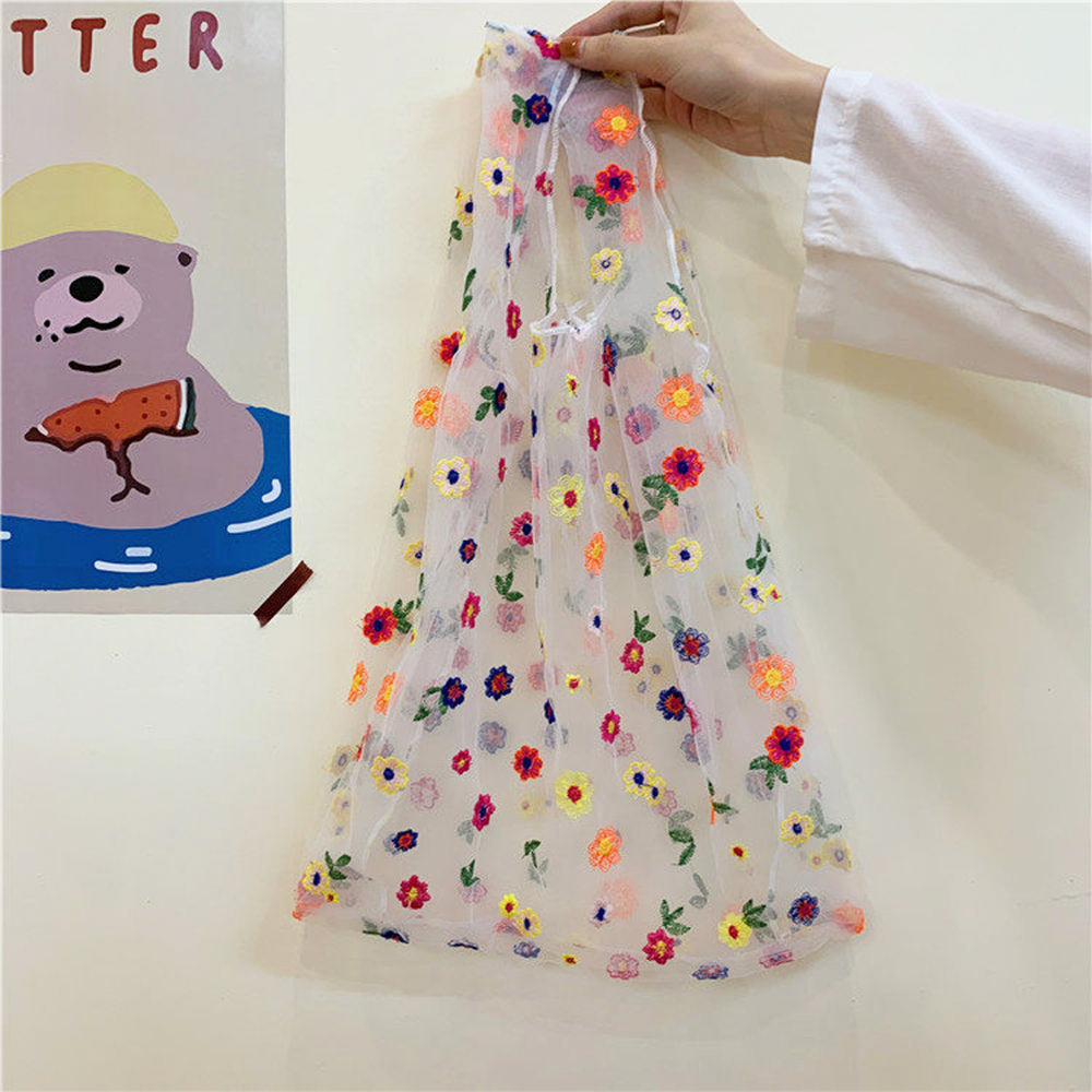 Flower Fairy Mesh Tote Bag