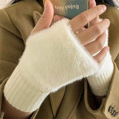 Fluffy Arm Warmers