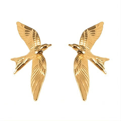 Flying Bird Aesthetic Earrings