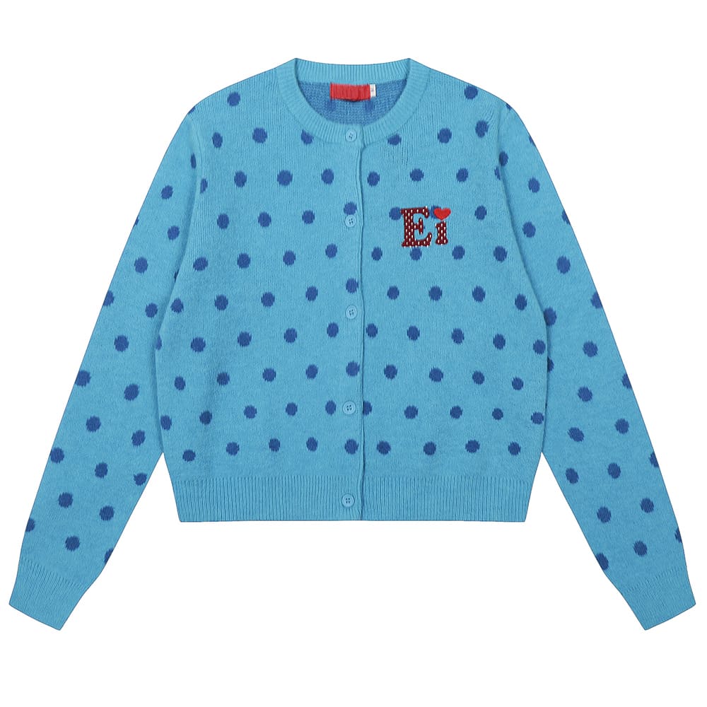 French Girl Polka Dot Cardigan