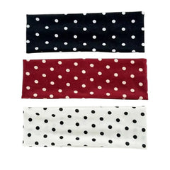 French Style Elastic Polka Dot Headband