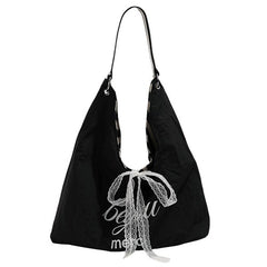 French Summer Striped Sack Bag