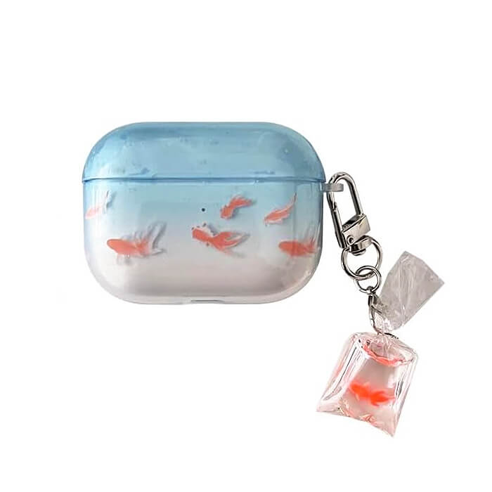Goldfish Aesthetic AirPods Case