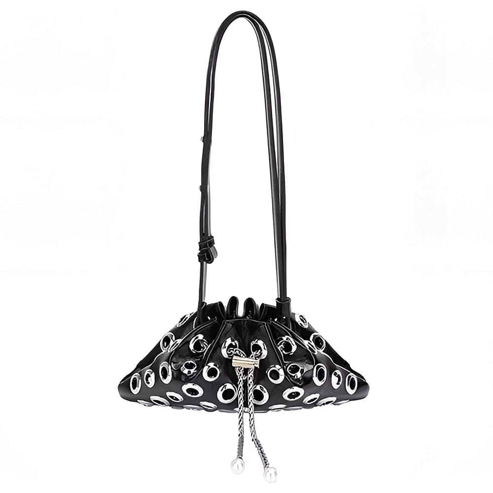After Midnight Eyelet Shoulder Bag