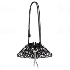After Midnight Eyelet Shoulder Bag