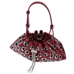 After Midnight Eyelet Shoulder Bag