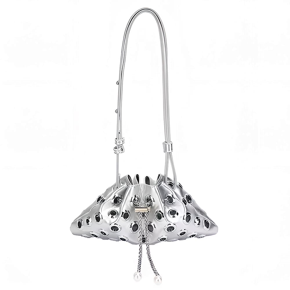 After Midnight Eyelet Shoulder Bag