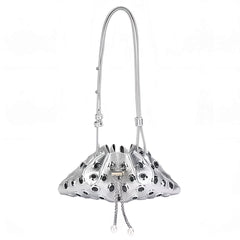 After Midnight Eyelet Shoulder Bag