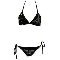I Don't Want To Talk Bikini Set