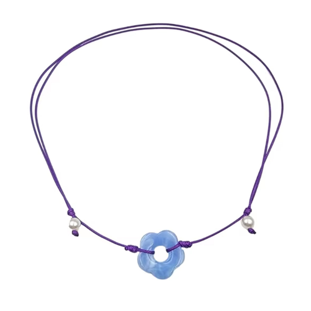 Indie Kid Flower Cord Necklace