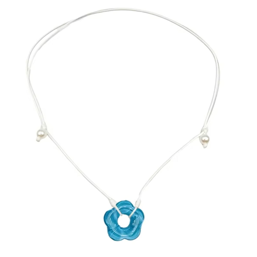Indie Kid Flower Cord Necklace