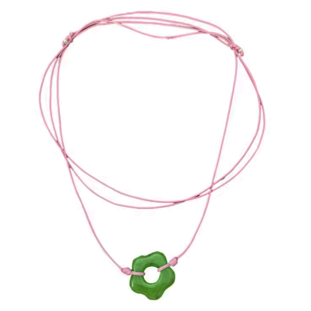 Indie Kid Flower Cord Necklace