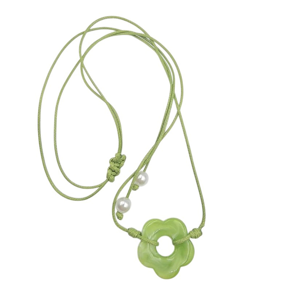 Indie Kid Flower Cord Necklace