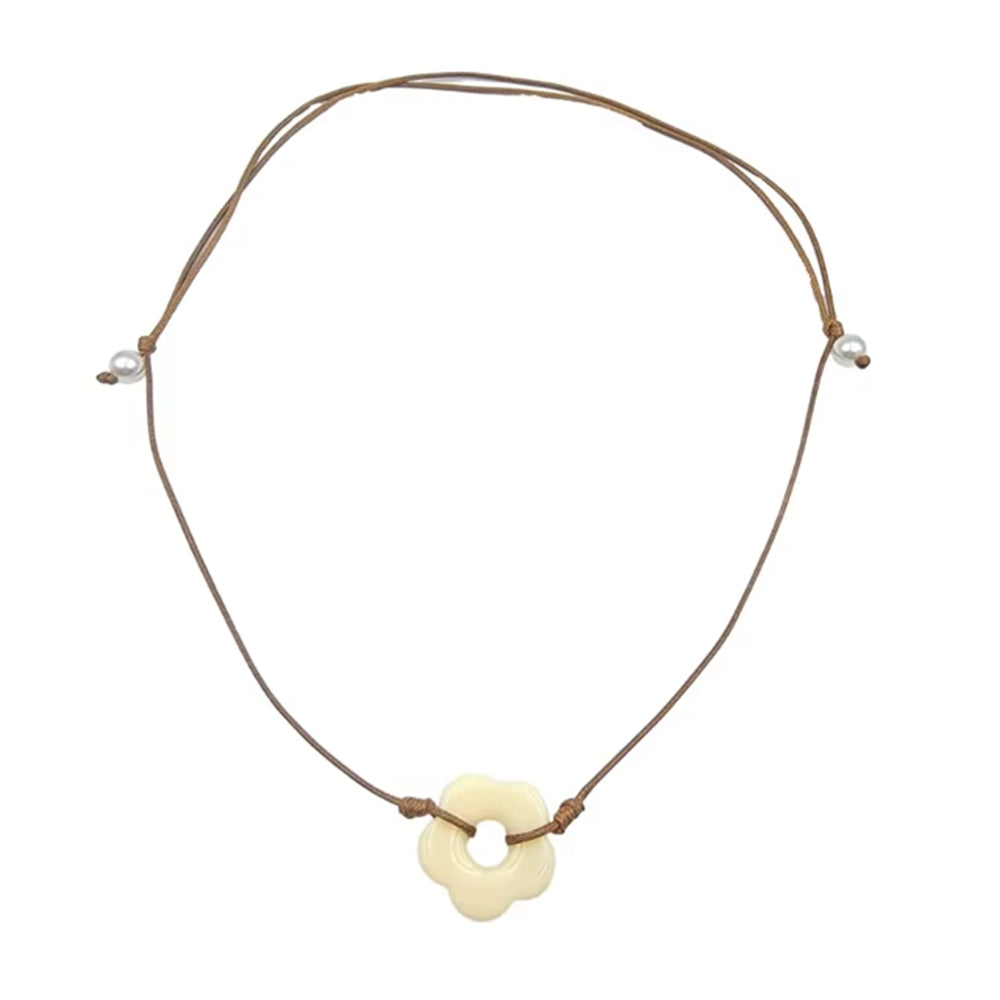 Indie Kid Flower Cord Necklace