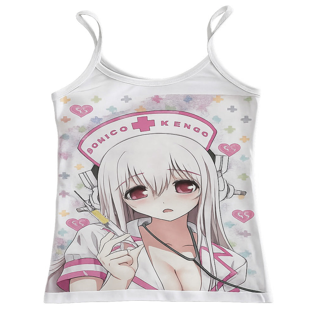 Kawaii Nurse Tank Top