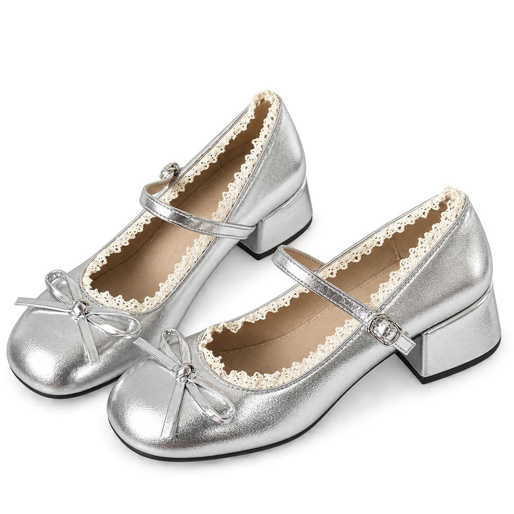Coquette Lace Mary Jane Heels