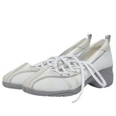 Model Behavior Lace Up Ballet Heeled Sneakers