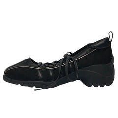 Model Behavior Lace Up Ballet Heeled Sneakers