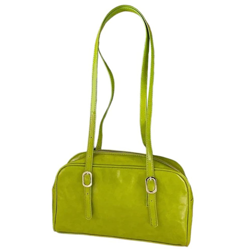 Minimalist Style Shoulder Bag in Green