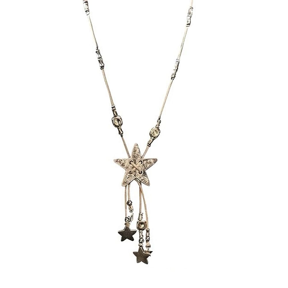 Long Star Charm Necklace