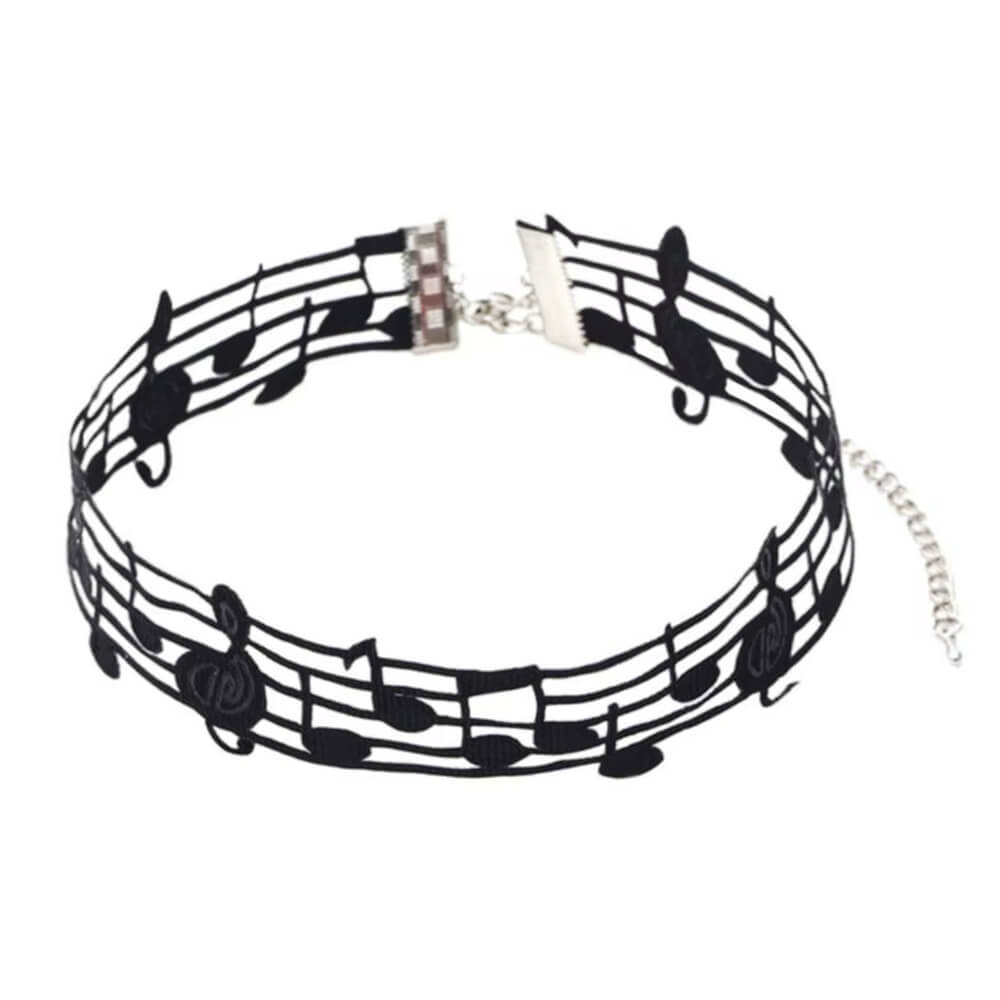 Melody Music Note Choker