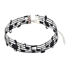 Melody Music Note Choker