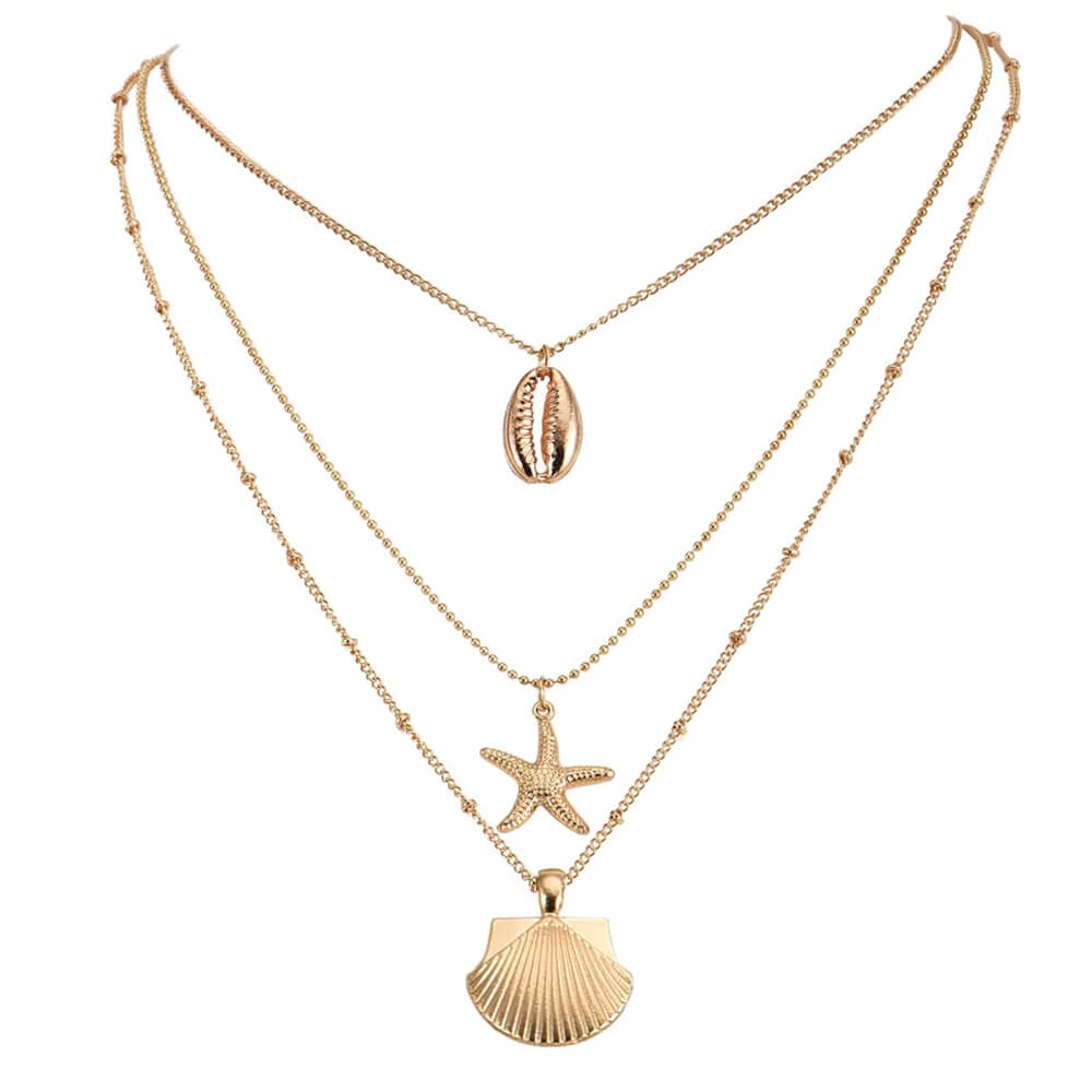 Mermaidcore Aesthetic Layered Necklace