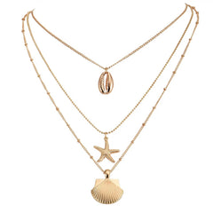 Mermaidcore Aesthetic Layered Necklace
