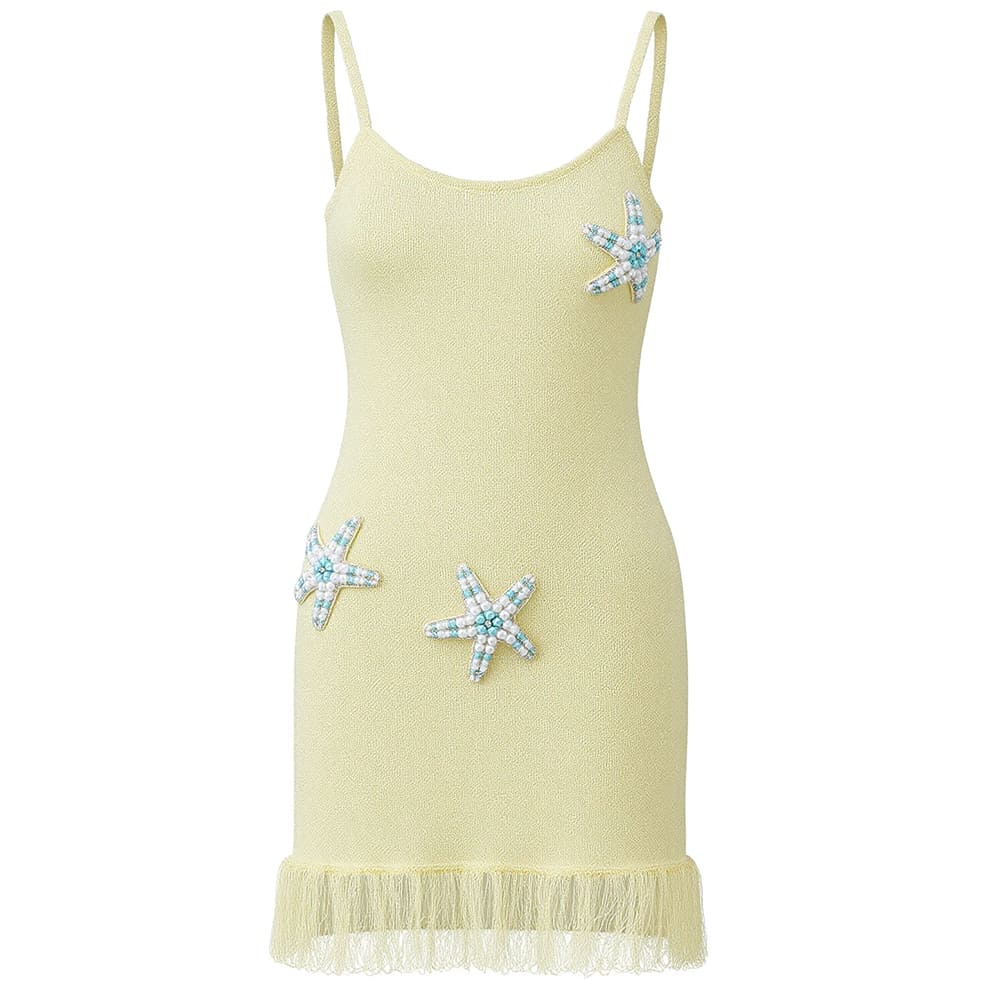 Ocean Muse Knit Mini Dress