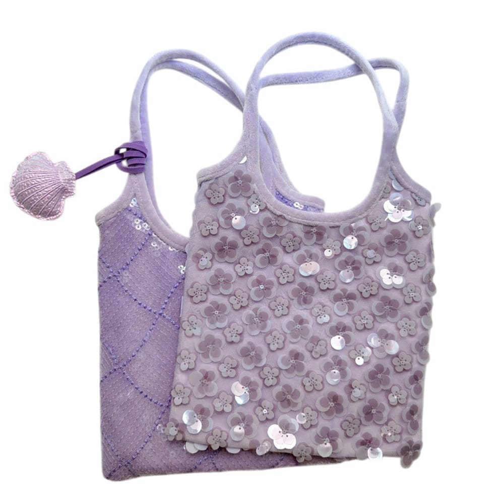 Mermaid Shell Sequin Mini Bag