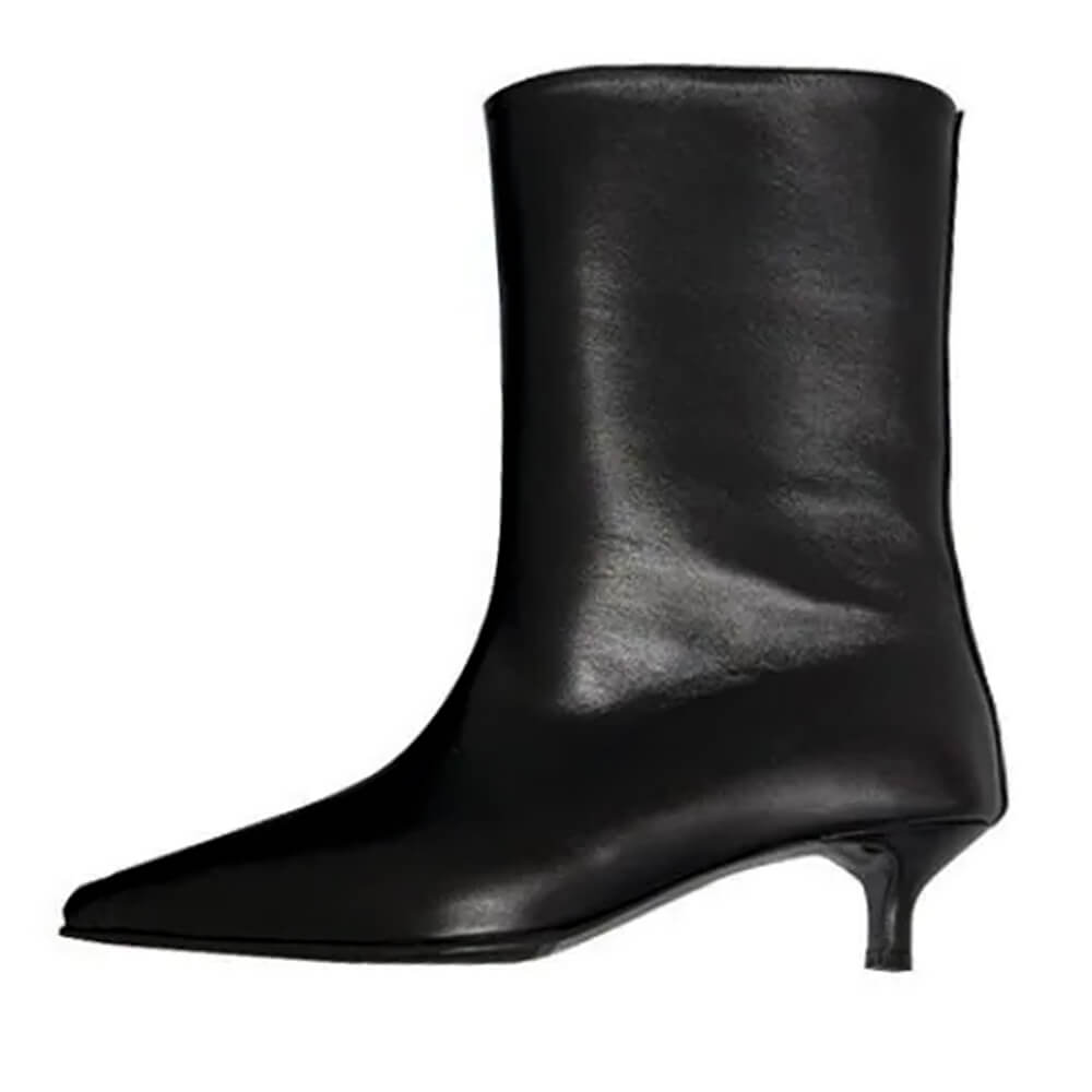 Minimalist Aesthetic Ankle Boots