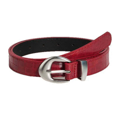 Minimalist Style Croc Pattern Belt