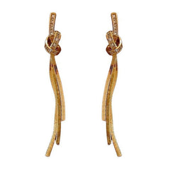 Minimalist Knot Dangle Earrings