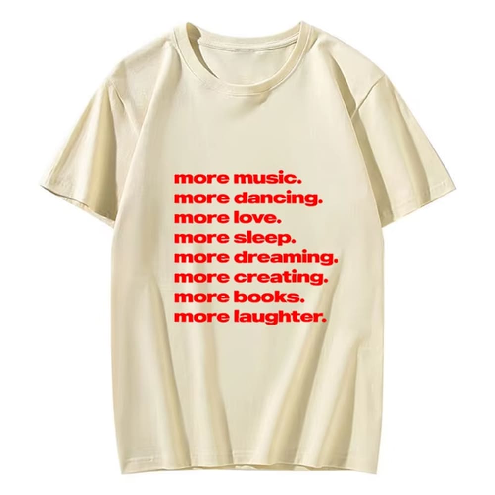More Music Graphic T-Shirt